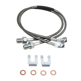 GM Chevrolet GMC 1971-1987 Truck and SUV Stainless Steel Front Brake Hoses for 4-6 Inch Lift