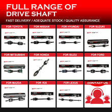 Load image into Gallery viewer, OE FTB1-25-60XA FTB12560XA Car Transmission Front Axle CV Left Drive Shaft for MAZDA 6 CX-5 Atenza Sport Wagon PE 31*31*652