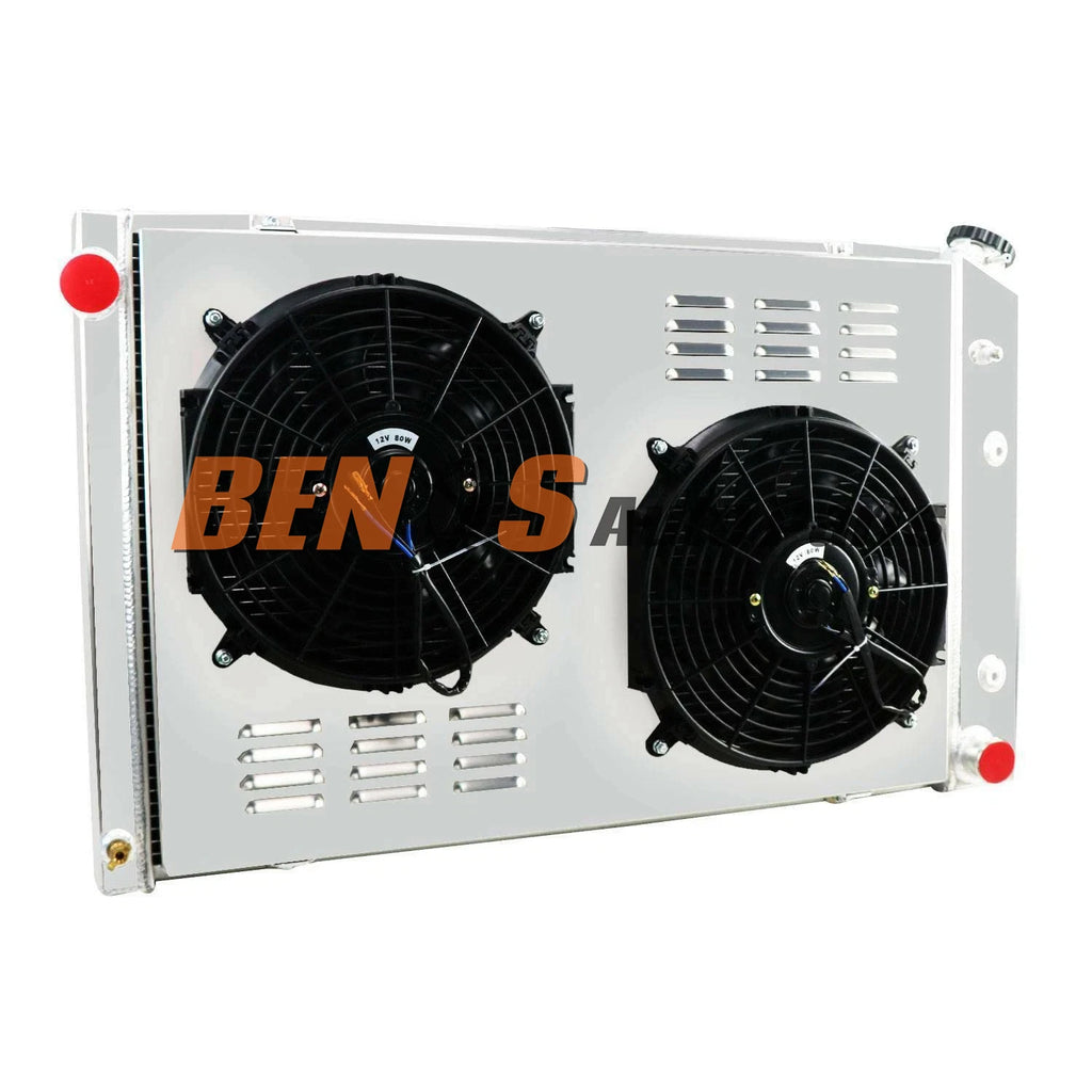 3 Rows Radiator+Fan Shroud for Chevy C/K30 20 10 Pickup Blazer/GMC 1973-1991