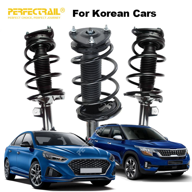 172257 PERFECTRAIL Car Front Right Shock Absorber Strut Assembly for Ford Focus 2006-2007
