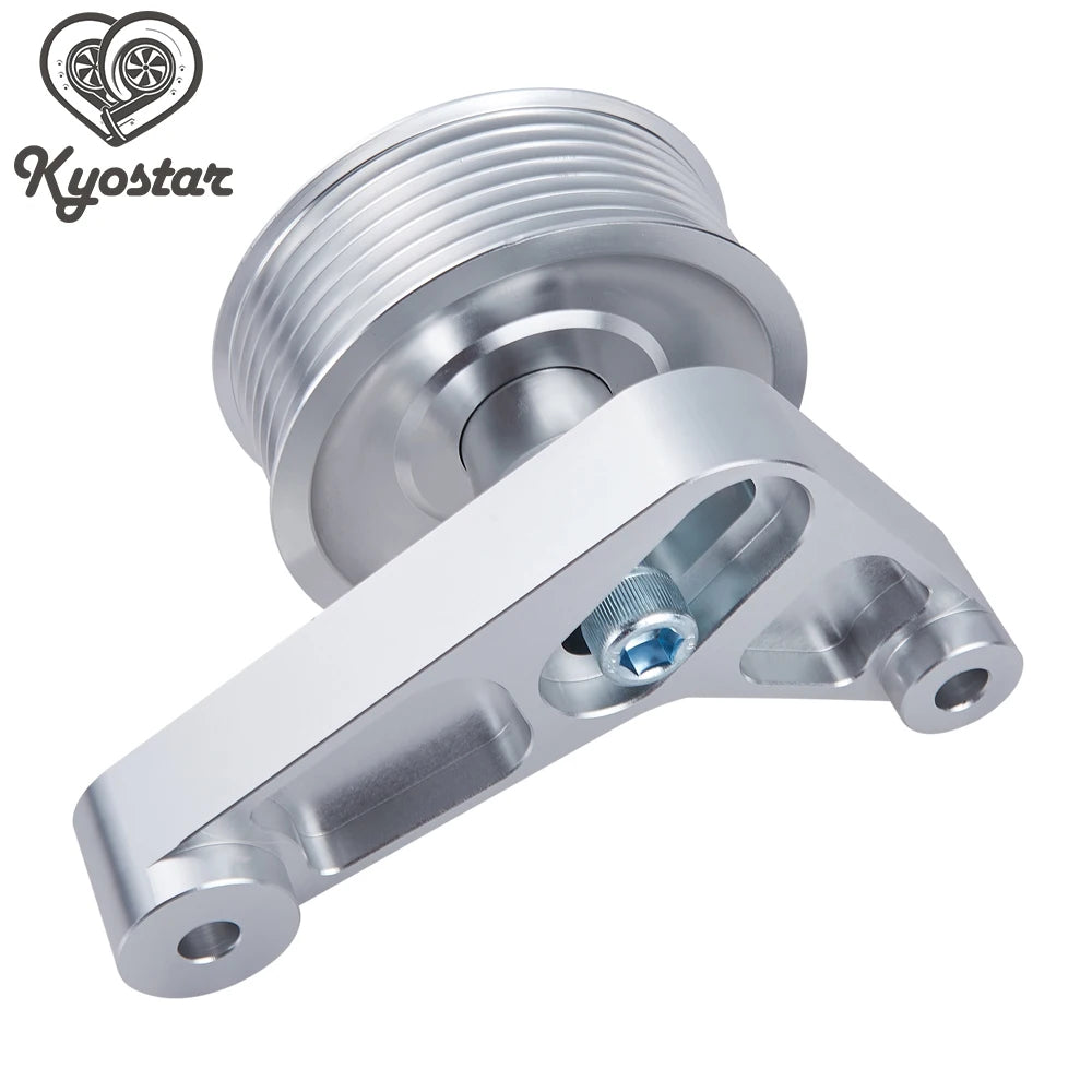K20 EP3 Style Adjustable Aluminium Idler Pulley Belt Kit for Civic and Integra K-Series Swap