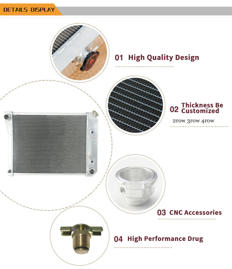 Car Radiator for Buick Apollo Century Electra Gran Sport LeSabre Regal Skylark /Chevrolet Bel Air Camaro Caprice Chevelle