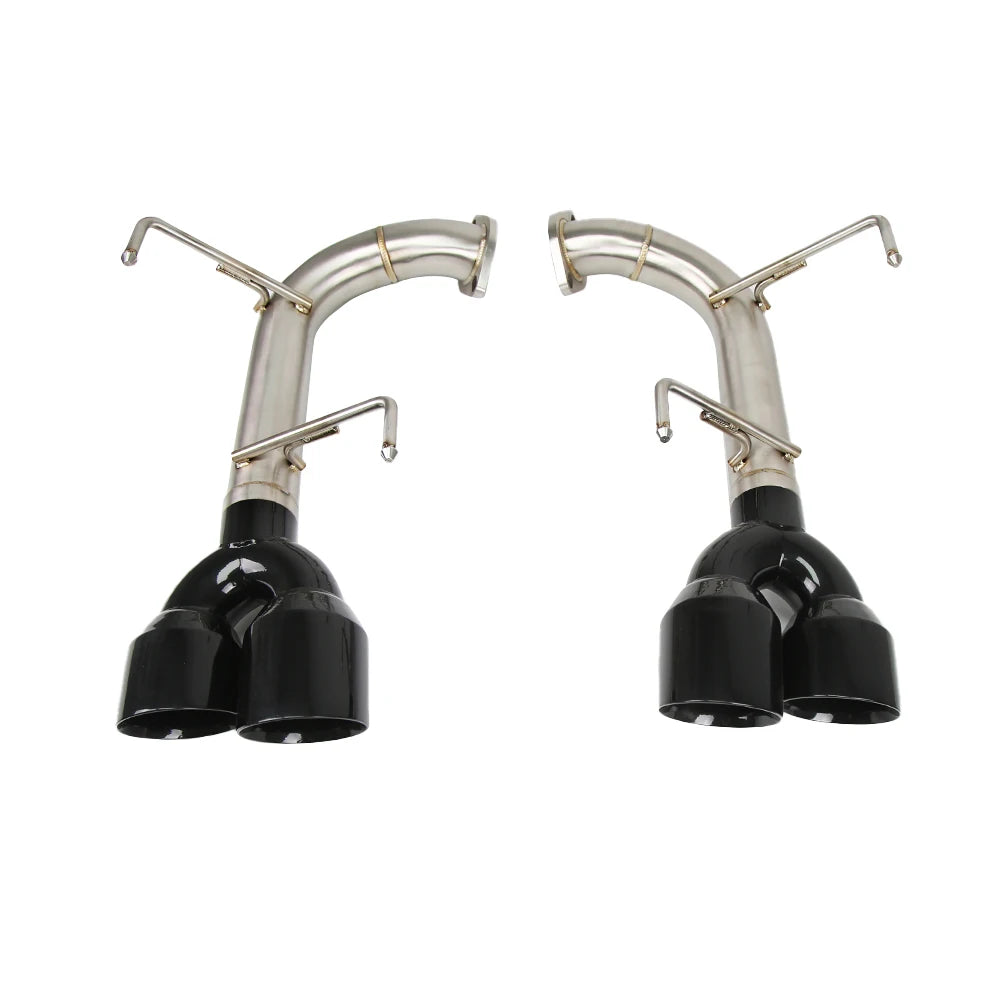 Subaru WRX / WRX STI 2015-2021 304 Stainless Axle-Back Muffler Delete Exhaust with Black Quad Tips