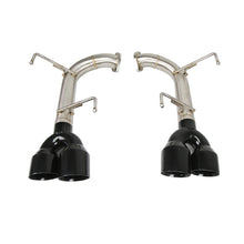 Load image into Gallery viewer, Subaru WRX / WRX STI 2015-2021 304 Stainless Axle-Back Muffler Delete Exhaust with Black Quad Tips