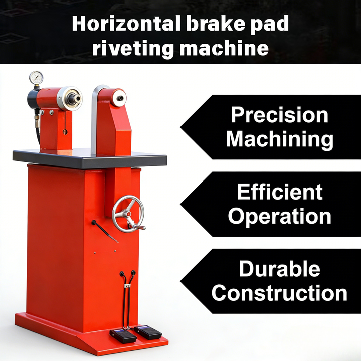 Horizontal Brake Shoe Riveting Machine with Accurate Positioning, Ideal for Truck, Bus & Heavy Machinery Brake Repair