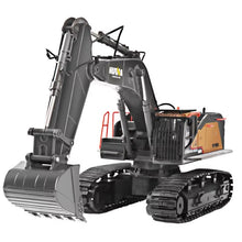 Load image into Gallery viewer, 1/14 Scale Metal RC Excavator, 22 Channel with Lights Sounds Upgrade Full Functional Construction Vehicles RC Truck Toys