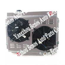 Load image into Gallery viewer, 4 Row Radiator with Shroud Fan and Relay for 1964-66 Ford Galaxie V8