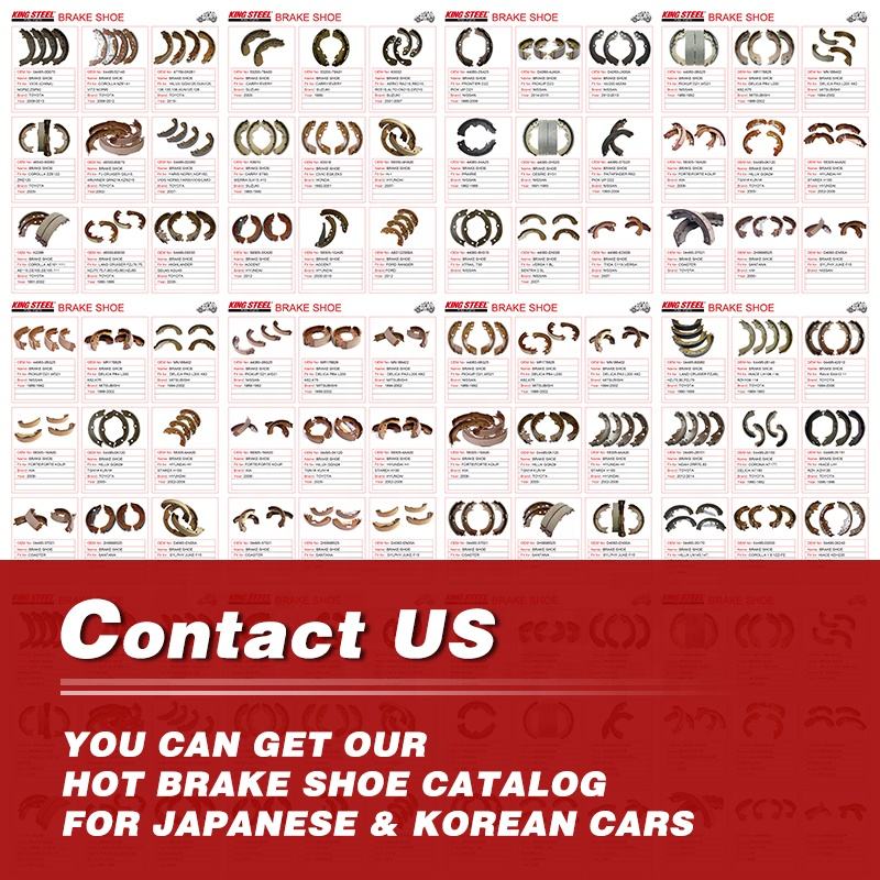 KINGSTEEL OEM 58305-4BA00 583054BA00 Auto Parts Parts Zapatas De Freno Best Semi-Mental Ceramic Brake Shoes for HYUNDAI H100