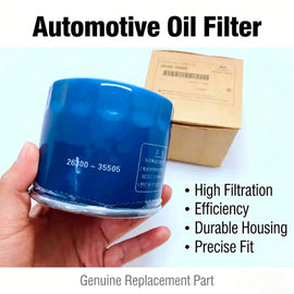 Auto Oil Filter 26300-35504 26300-35505 263003550526300-35505 Oil Filter Suitable for Hyundai Kia