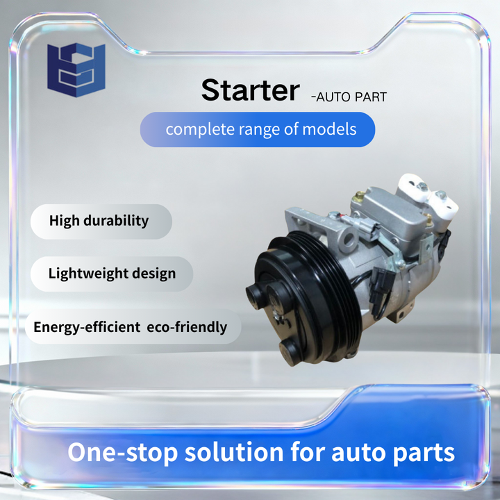 High-efficiency and Durable 12V Small Gasoline Starter Motor, Compatible with 2.0-2.7 Liter Four-cylinder Engines in Stock.