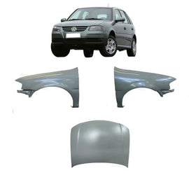 Volkswagen Gol G4 / Pointer 2006– Front Guard (Fender) Steel Left Hand