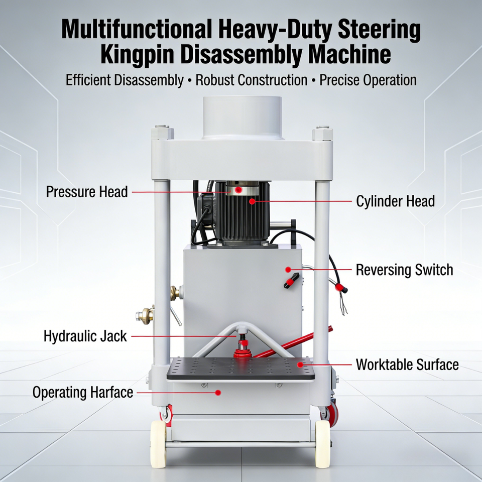 Stable & Durable Shaft Disassembly Tool, Suitable for Heavy Duty Vehicle Maintenance Center