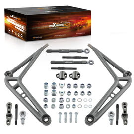 BMW 3 Series E46 Front Control Arm Pillow Ball Bearings & Sway Bar Link Mounts Suspension Kit 1999-2005