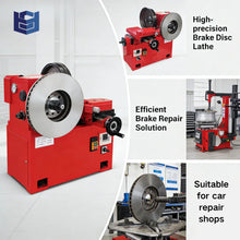 Load image into Gallery viewer, 220V Brake Disc Lathe Machine High Precision for Car Brake Disc Repair Resurfacing Workshop Equipment