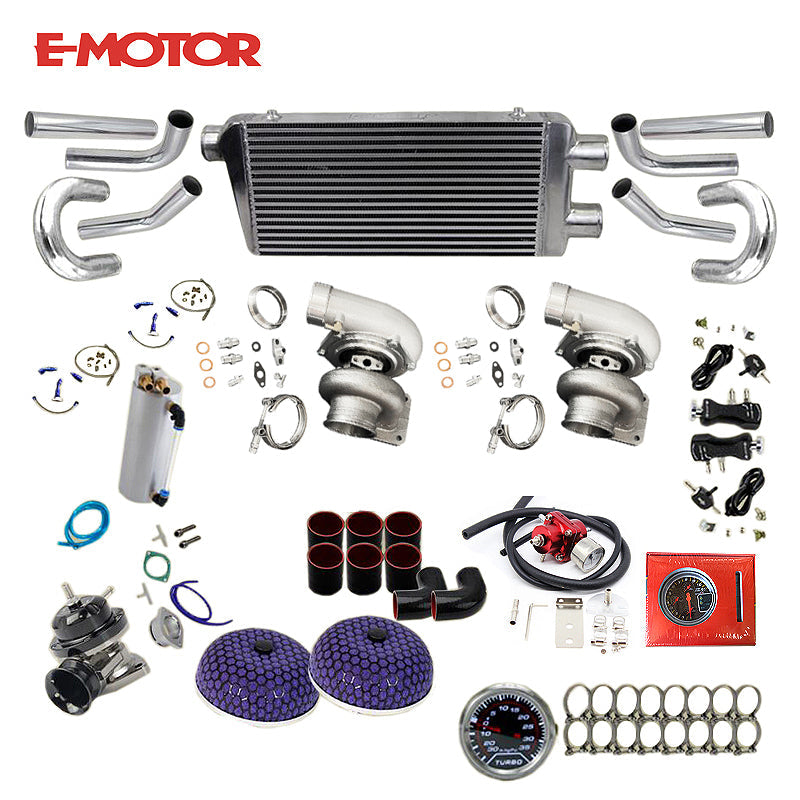 APS-HV-1600861522275 Universal GEN II GTX3582 Twin Ball Bearing Turbo Kits