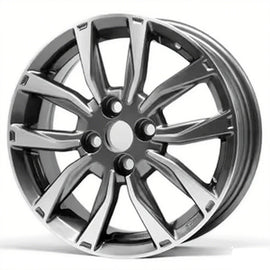 Toyota Yaris L 15x6.0J 4x100 Grey Machined Alloy Wheel