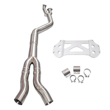 Load image into Gallery viewer, BMW M3 G80 / M4 G82 G83 S58 2020+ Resonated Single Midpipe - 304 Stainless Steel, Bolt-On