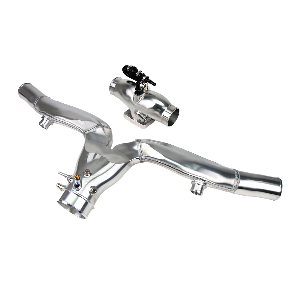 Porsche 991.2 Carrera 3.0T Turbo Inlet Y-Pipe Pre-Throttle - CNC Machined