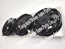 Load image into Gallery viewer, 4 Rows Radiator and Shroud Fan for 1970-1975 Datsun 240Z 260Z 2.6L