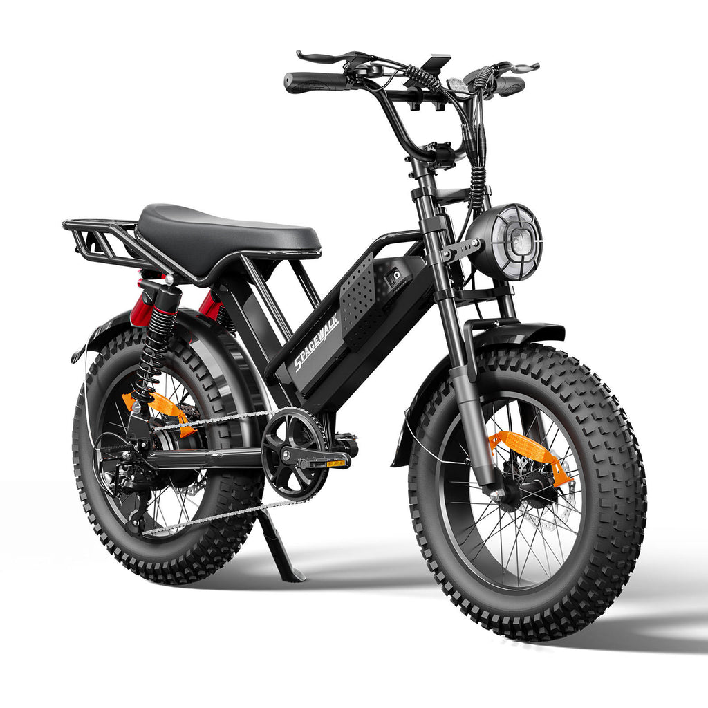 48V 750W Fat Tire Electric Mountain Bike | 15Ah Battery Off-Road eBike