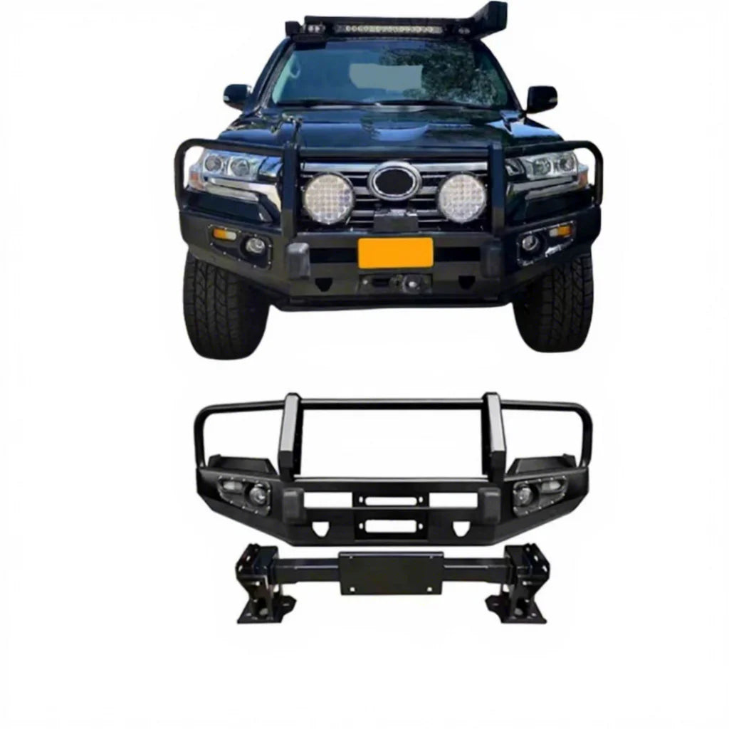 Car Bumper Rolled Steel Front Bumper for Land Cruiser LC200 Bull Bar Front Bumper Guard