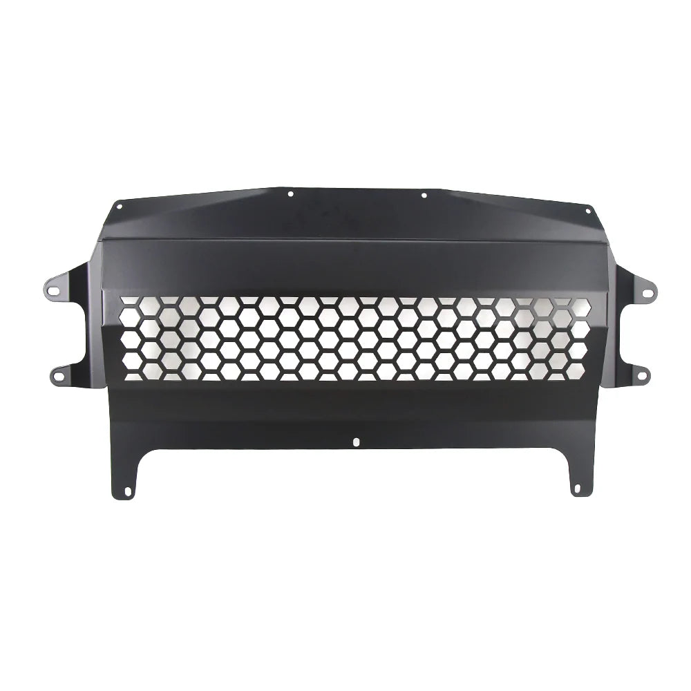BMW M3 F80 / M4 F82 / F83 2014-2020 Black Oil Cooler Lower Engine Guard Skid Plate - 2mm
