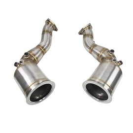 Audi RS6 / RS7 C8 2019+ EA825 4.0T Twin-Turbo V8 Stainless Steel Catless Downpipes (Left and Right)
