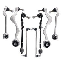 Load image into Gallery viewer, BMW E90 328i / 335i (3-Series) / E82 128i (1-Series) 8pcs Front Control Arm, Bar Link &amp; Tie Rod End Kit