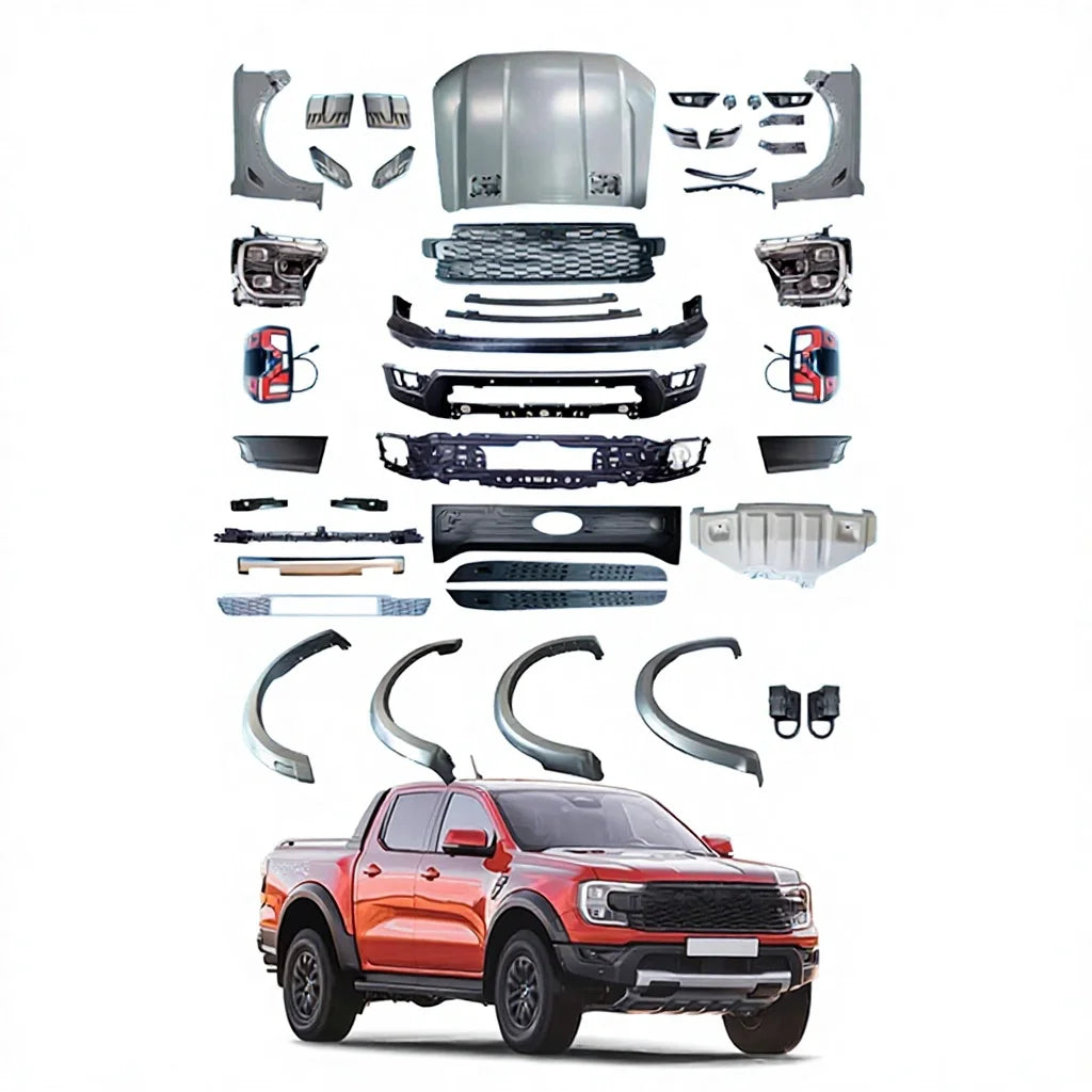 Explosive New Products 4x4 Upgradekit Facelift Bumper Fender Flare Headlight Body Kits for Ranger 2022 XLT Upgrade to ra