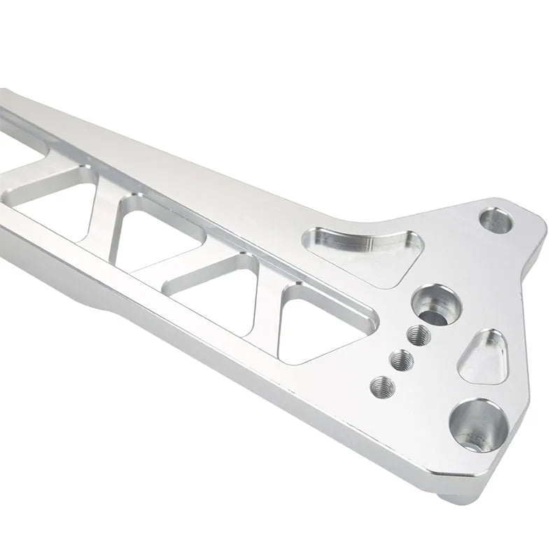 Honda Civic EG 1988-1995 Billet Rear Lower Control Arms with Subframe Brace - Silver 6061 Aluminium