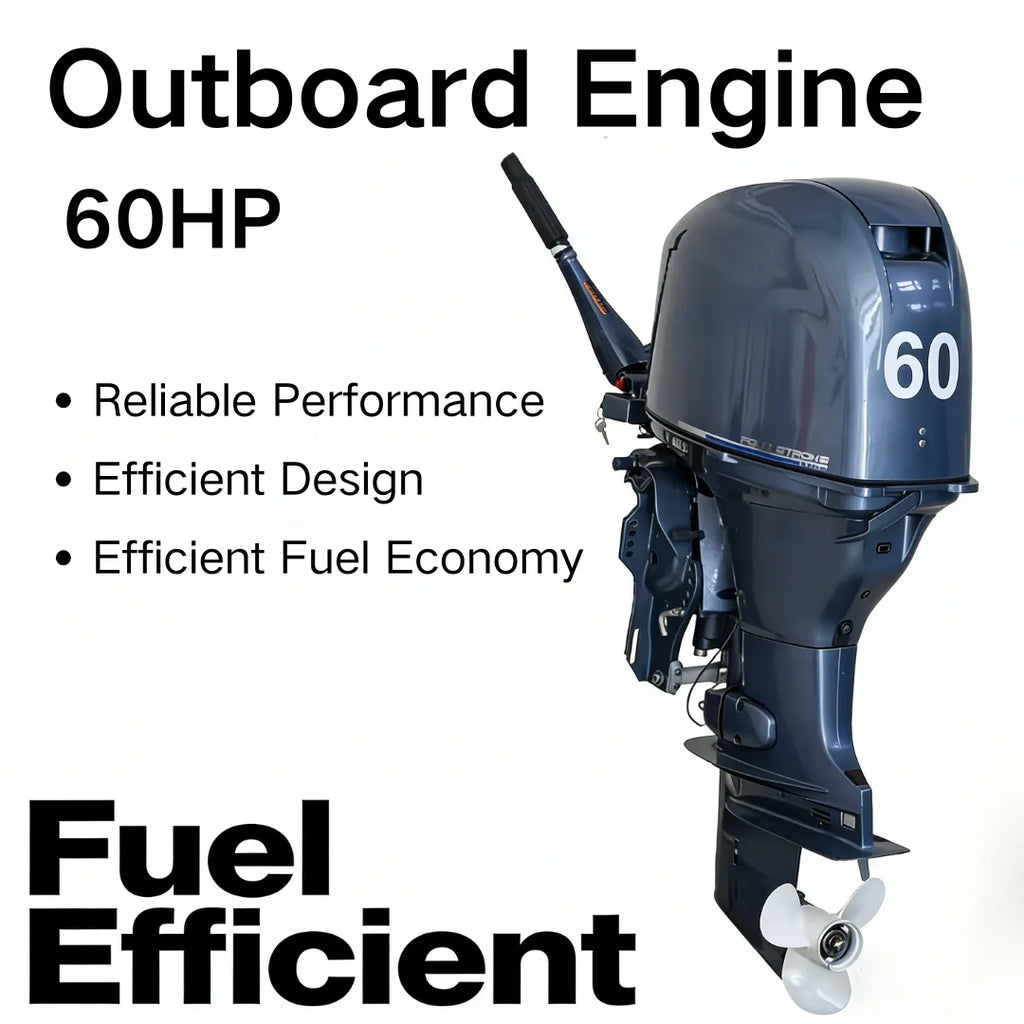 Eco-Friendly 60HP Outboard Motor | Low Emission & Quiet Operation | Ideal for Luxury Yachts & Family Boating | Long Service Life