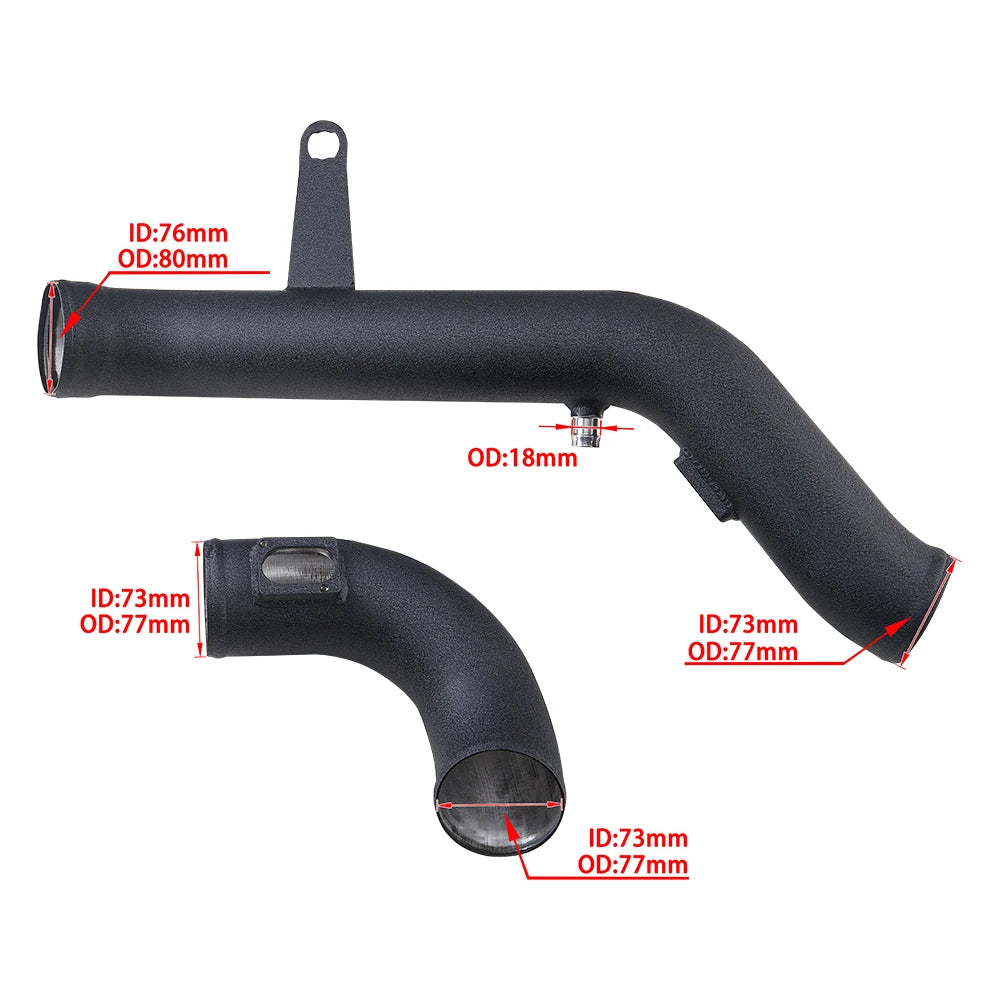 BMW M3 / M4 F82 S55 2015-2019 3 inch Aluminium Air Intake Kit