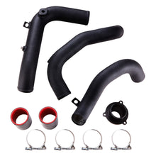 Load image into Gallery viewer, VW Golf GTI / Golf R Mk7 2014+ 2.0T Black Aluminium Intercooler Charge Pipe Kit