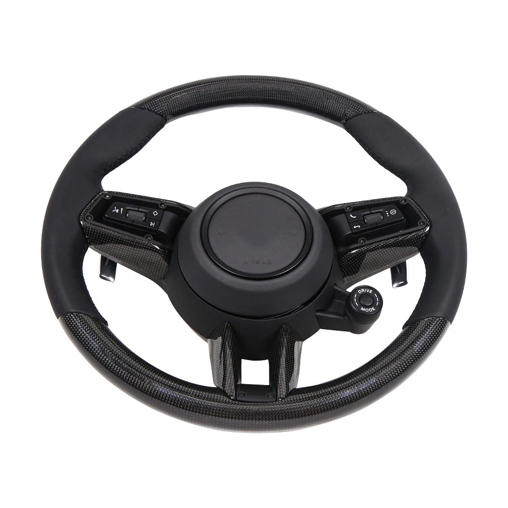 Porsche 911 992 Real Carbon Fibre Sports Steering Wheel - Customisable