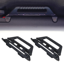 Ford Bronco 2021-2024 Front Grab Handles - Black Aluminium, 2 and 4 Door, Soft and Hard Top