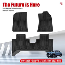 Load image into Gallery viewer, BYD Shark 6 2024–2025 TPE Car Mat — **RHD** ✅