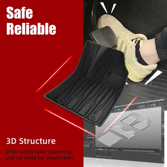 BYD Shark 6 2024–2025 TPE Car Mat — **RHD** ✅