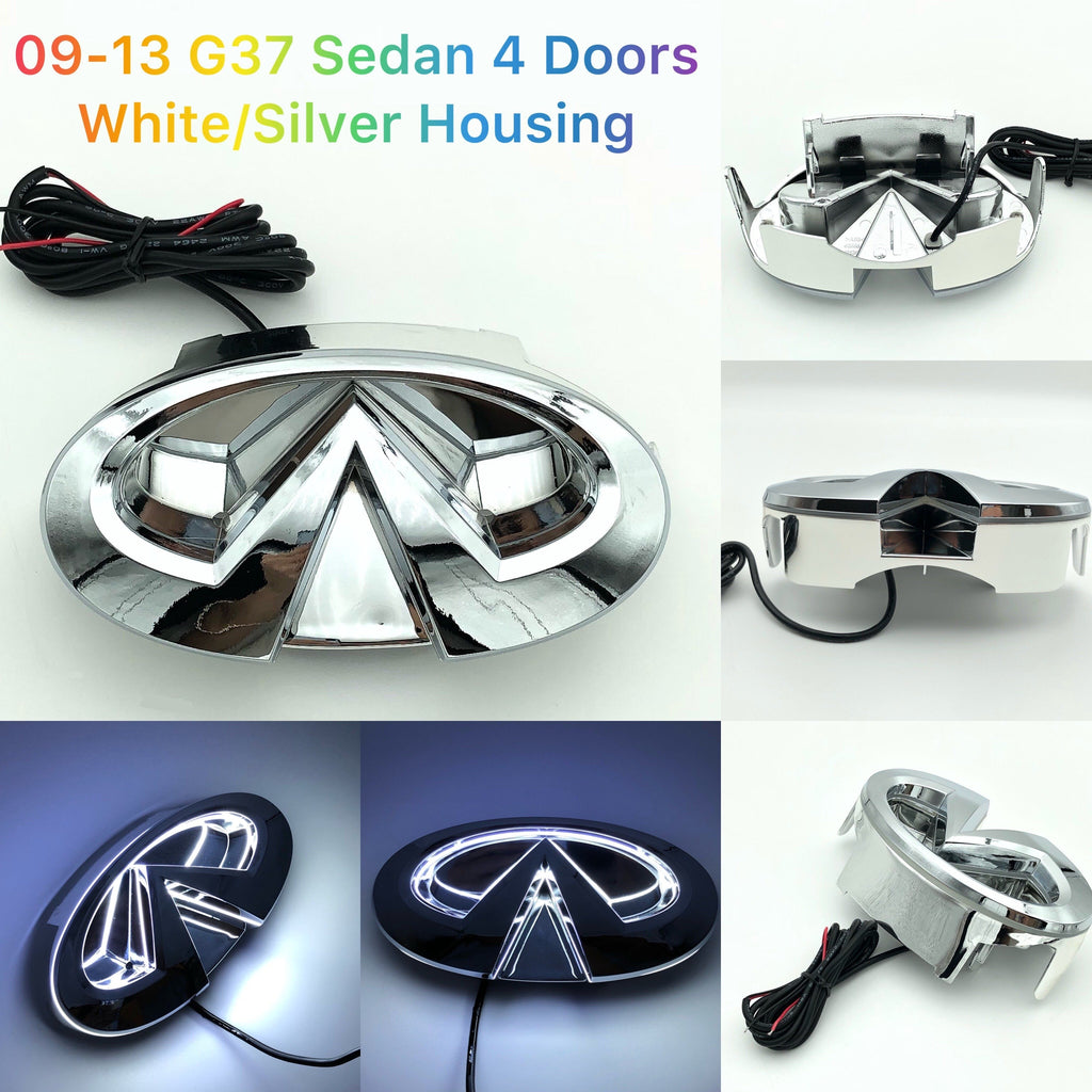 Infiniti logo car led front emblem light-15