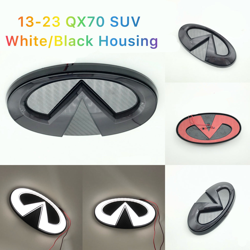 Infiniti logo car led front emblem light-11
