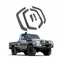 Load image into Gallery viewer, Injection Molding ABS Textured Black Fender Flare with High Quality Rubber for Land Cruiser FJ75 FJ79 Series