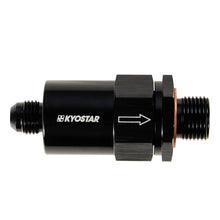 Load image into Gallery viewer, KYOSTAR Black AN-6 Male Inlet M18x1.5 Outlet Direct Fuel Filter for 044 Fuel Pump With 30 Micron