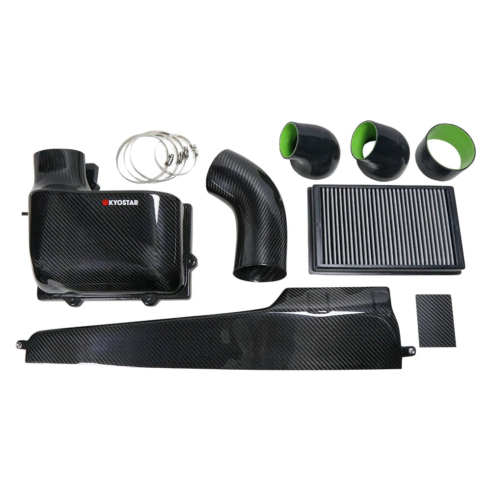 KYOSTAR High Quality Dry Carbon Fiber Cold Air Intake System for VW Golf MK7  R GTI / S3 8V  (Filter Panel)