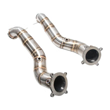 Load image into Gallery viewer, KYOSTAR New 304 Stainless Steel Race Downpipe for McLaren 720S 765LT M840T 4.0TT V8 Engine Car Model Application
