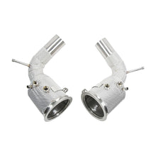 Load image into Gallery viewer, KYOSTAR SS304 Heat Shield Downpipe Test Pipe for 2019+ Porsche 911 991 Carrera Targa 4 S 4S 3.0TT Downpipe Header