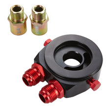 Load image into Gallery viewer, Koastar 10AN Racing Car 3/4''-16UNF Aluminum Oil Filter Sandwich Plate Adapter Oil Cooler Thermostat M20x1.5