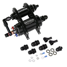 Load image into Gallery viewer, Kyostar 300LPH EXTERNAL FUEL PUMP E85 BRACKET KIT &amp; FILTER AN8 for BOSCH 044 0580254044