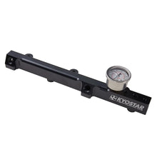 Load image into Gallery viewer, Kyostar Engine Parts Aluminum Fuel Rail Kit With Gauge for Honda Prelude 92-01 H22 H23 Accord 90-93 F22