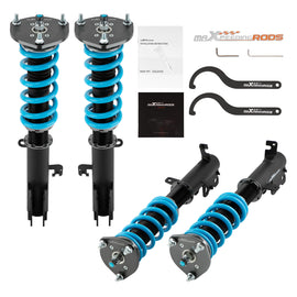 Toyota Highlander AWD 24-Click Damping Coilover Suspension Shocks Lowering Kit 2 Front + 2 Rear 2008-2013