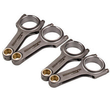 Load image into Gallery viewer, Acura / Honda B18A B18B B20B B20Z Forged EN24 4340 H-Beam Connecting Rods 4pcs