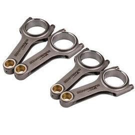 Acura / Honda B18A B18B B20B B20Z Forged EN24 4340 H-Beam Connecting Rods 4pcs